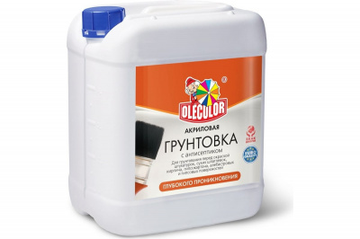 Грунт ВД глубокого проникновения OLECOLOR (3 кг) Грунт ВД глубокого проникновения OLECOLOR (3 кг)