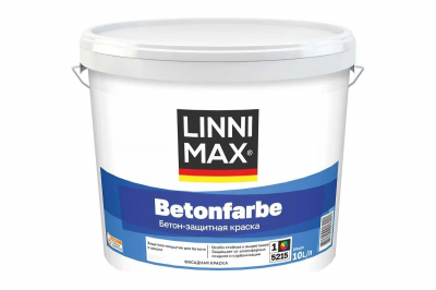 Краска водно-дисперсионная для наружных и внутренних работ LINNIMAX Betonfarbe /ЛИННИМАКС Бетонфарбе (10 л) Краска водно-дисперсионная для наружных и внутренних работ LINNIMAX Betonfarbe /ЛИННИМАКС Бетонфарбе (10 л)
