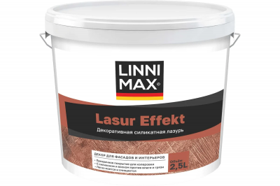 Декоративное лессирующее покрытие для внутренних работ LINNIMAX Lasur Effekt matt (2,5 л) Декоративное лессирующее покрытие для внутренних работ LINNIMAX Lasur Effekt matt (2,5 л)