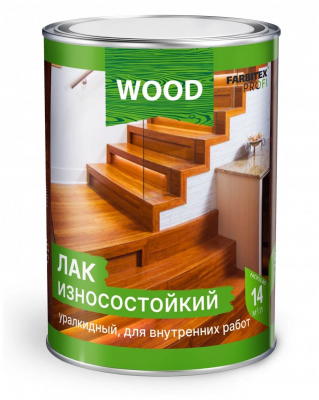 Лак паркетный алкидно-уретановый износостойкий высокоглянцевый FARBITEX ПРОФИ WOOD (0,8 л (14 шт)) Лак паркетный алкидно-уретановый износостойкий высокоглянцевый FARBITEX ПРОФИ WOOD (0,8 л (14 шт))